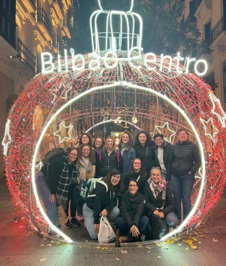 Equipe à Bilbao