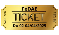 Tickets FeDAE pour réservation en ligne